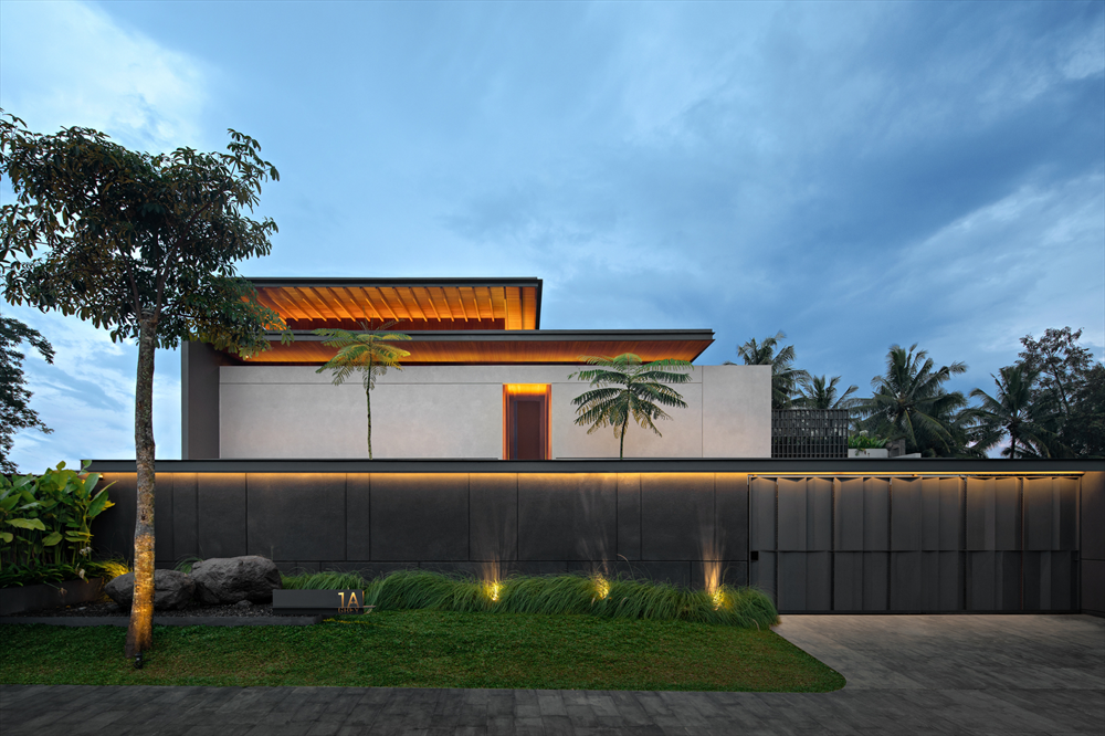    Thiết kế kiến trúc biệt thự Grey Palace Residence,Indonesia. 